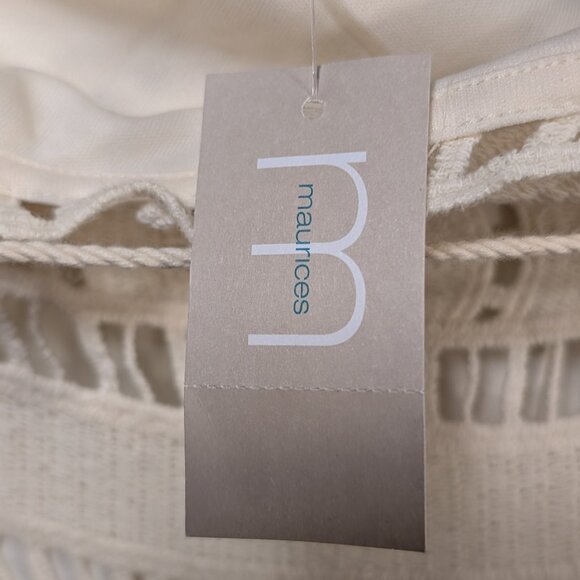 Maurice's Dress with Crochet Top Floral Maxi Size XL NWT - Picture 6 of 9